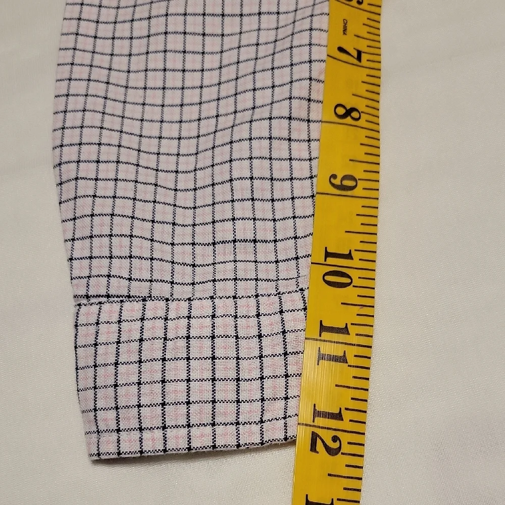 Ralph Lauren White and Blue Plaid Shirt